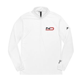 Natalie Decker ND logo on chest & autographed wrist Embroidered Quarter-Zip Pullover